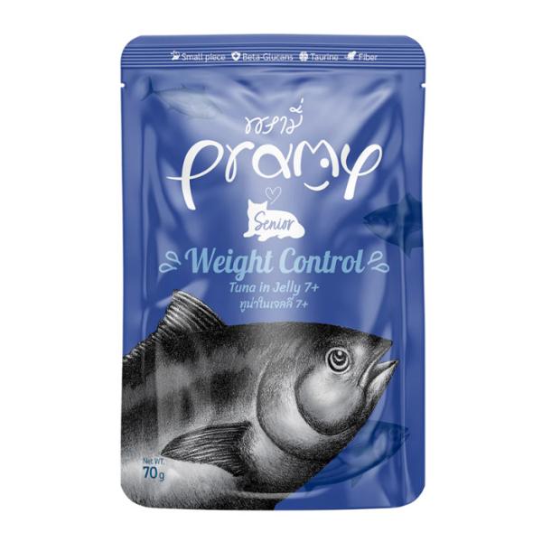 プラミー ツナゼリー ウエイトコントロール シニア （体重管理） 70g キャットフード