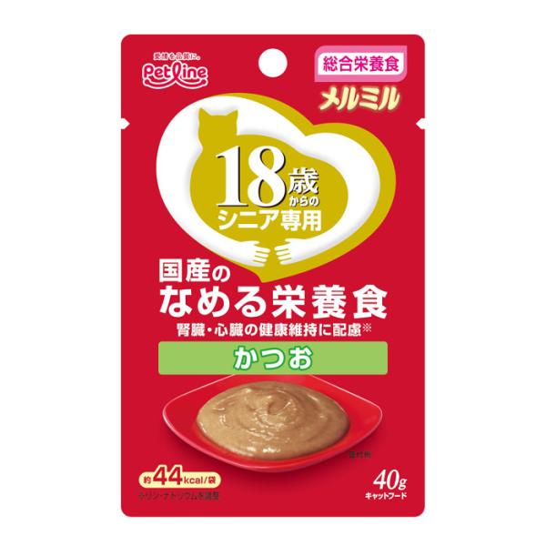 キャネット メルミル 18歳から かつお 40g キャットフード