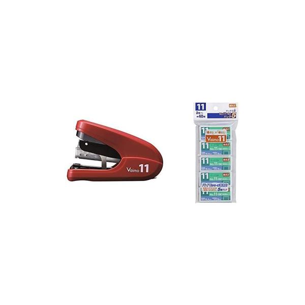 マックス フラットホッチキスバイモ１１フラット紙箱 HD-11FL/R