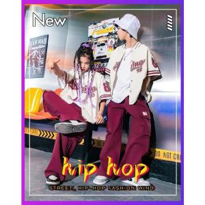 ダンス衣装 ベースボールシャツ キッズ 女の子...の詳細画像1