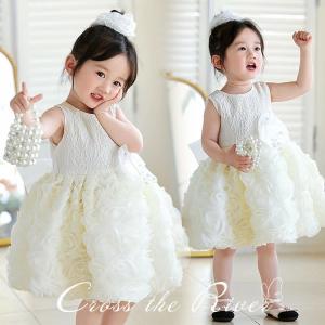 リングガール ドレス 白 ベビードレス 結婚式 ...の商品画像