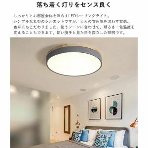 シーリングライト LED 木調目 北欧 調光 ...の詳細画像3