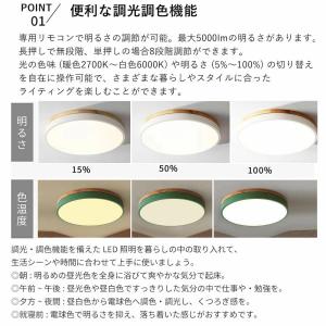 シーリングライト LED 木調目 北欧 調光 ...の詳細画像4