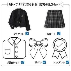 卒服 韓国風 卒業式 スーツ 女の子 160 ...の詳細画像3