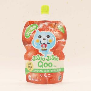 コカ・コーラ ミニッツ メイド ぷるんぷるんQoo りんご 125gパウチ×6袋｜jokondosan