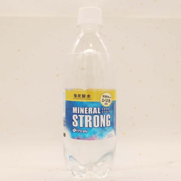 伊藤園 強炭酸水 ミネラル ストロング 500ml×24本 シリカ含有