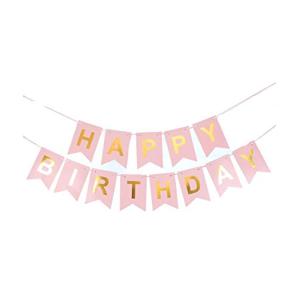 お誕生日おめでとうバナー誕生日ステーショナリーバナーアゲハチョウ旗バナーガーランド誕生日飾り誕生日パーティー用品