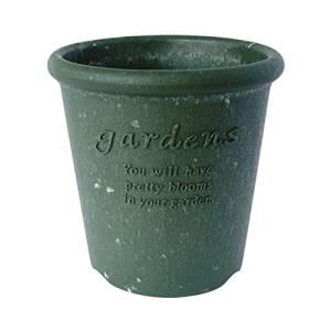 八幡化成 エコポット / エコポット丸型 3号 グリーン  242543 日本製