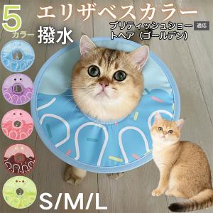 犬 猫 エリザベスカラー ペット用 防水 ソフト 犬猫兼用 術後 ケア 看護 用品 ブリティッシュショートヘアゴールデン猫