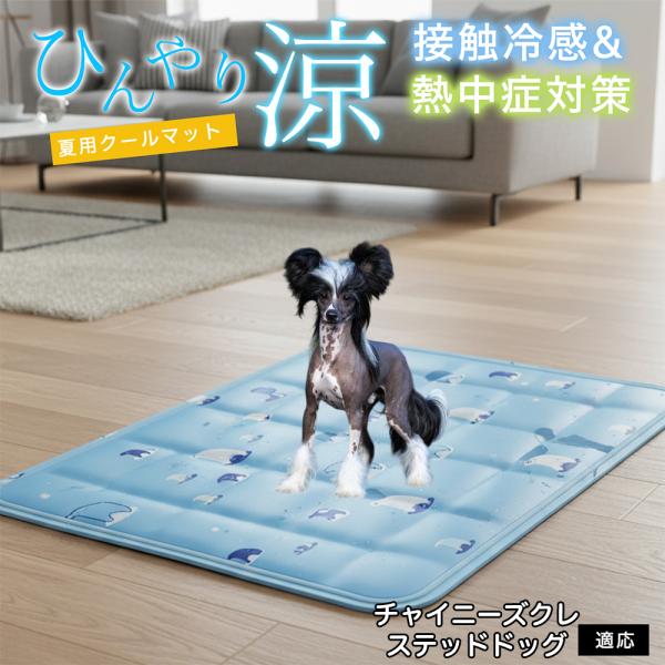 チャイニーズクレステッドドッグ犬 チャイクレ ペット クールマット ひんやりマット 犬 猫 夏用 冷...