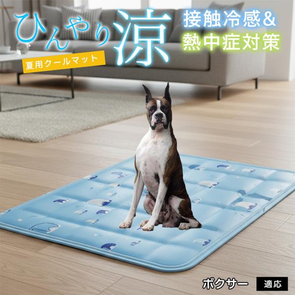 ボクサー犬種 ボクサー ペット クールマット ひんやりマット 犬 猫 夏用 冷感 ジェル 暑さ対策 ...