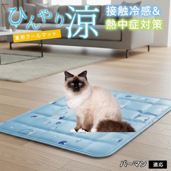 バーマン猫種 バーマン ペット クールマット ひんやりマット 犬 猫 夏用 冷感 ジェル 暑さ対策 ...