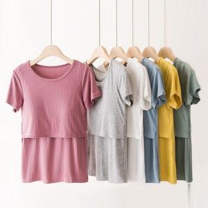 授乳服 半袖 授乳Tシャツ マタニティー トップ...の商品画像
