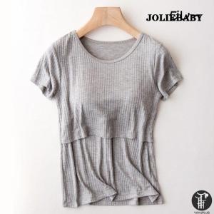 授乳服 半袖 授乳Tシャツ マタニティー トッ...の詳細画像5