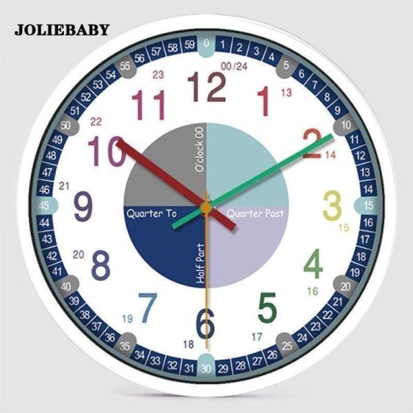 壁掛け時計 掛け時計 知育時計 時計 おしゃれ 壁掛け 時間管理 学習教育グッズ シンプル デジタル...