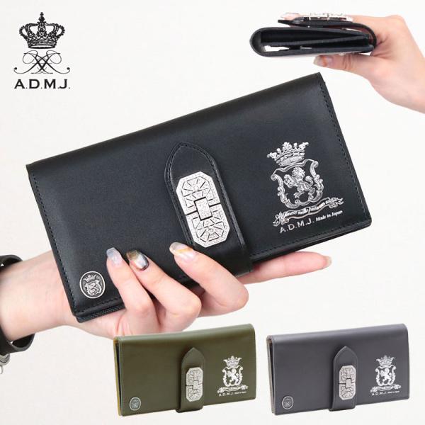 A.D.M.J. ADMJ 正規品 長財布 レディース ロングウォレット ヴィッテリアルマ アールデ...