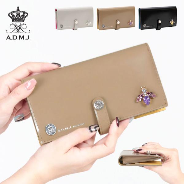 A.D.M.J. エーディーエムジェイ ADMJ カルヴィ ザ・ビー ロングウォレット 長財布 25...