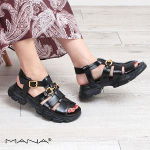 MANA（マナ） 2026春夏新入荷 グルカ サンダル ストラップ カジュアル