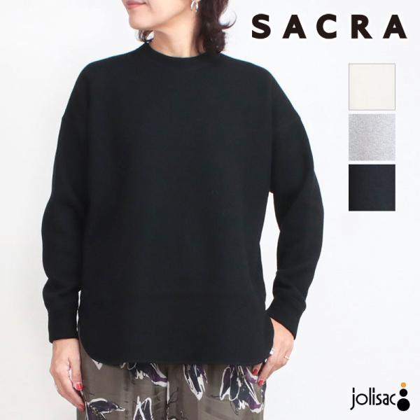 SACRA サクラ WOOLEN COTTON TOP 125551091 人気素材 正規品
