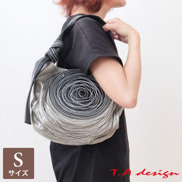ティーエーデザイン バッグ ワンショルダー F-327-S シルバー T.A design グルグル...