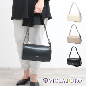 VIOLAd'ORO ヴィオラドーロ ワンショルダー横長バッグ VOGUE V-1567 正規品 SALE20%