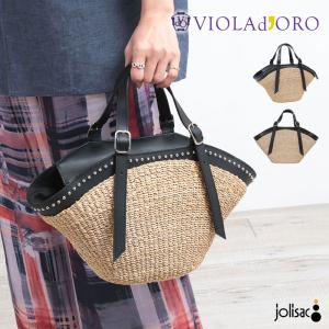 かごバッグ カゴバッグ VIOLAd'ORO アバカワンショルダーバッグ