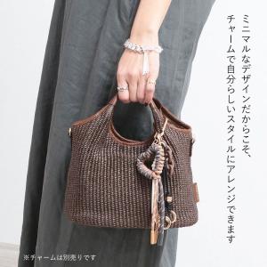 かごバッグ ヴィオラドーロ 2WAY ラフィア...の詳細画像2
