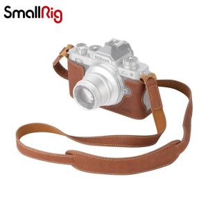SmallRig公式 SmallRig Nikon Zfc用レザーハーフケース ショルダーストラップ付き 3481