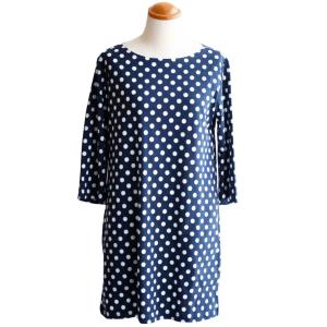 マリメッコ Petja ドット チュニック ワンピース レディース ネイビー ホワイト Xs 新品 Dm便ok Folkartgaleri Com