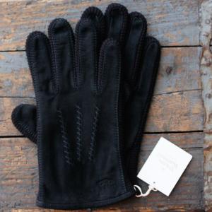 正規逆輸入品 Vivienne Westwood ヴィヴィアンウエストウッド 手袋 メンズ ニット 新品 ブラック ヌバック コンビ手袋