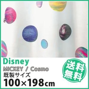 カーテン Disney ディズニー disney ミッキー コスモ 既製  ボイル レースカーテン  約 幅100×丈198cm 1枚入り｜jonan-interior