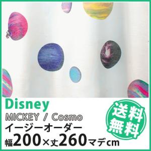 カーテン Disney ディズニー disney ミッキー コスモ ボイルレース イージーオーダー 幅101〜200×丈1〜260cm｜jonan-interior