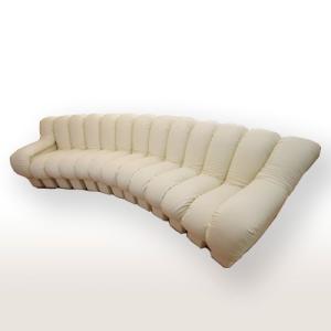 スネークソファー 合皮13連セット（3人掛け用） アームユニット 2ピース+アームレスユニット 11ピース（合皮張り／合皮張り）