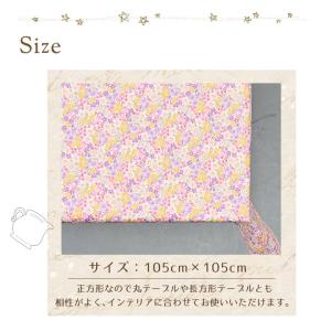 テーブルクロス 撥水 布 ビニールラミネート加...の詳細画像4