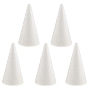 SONONIA ハンドメイド DIYモデリング 工芸品用 円錐形 発泡スチロール 5個
