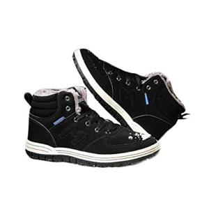 トーダー 裏起毛 冬ブーツ メンズ スニーカー ハイカット ショート 無地 レースアップ 防寒 キャンバス 防滑 カジュアル 安全靴 エンジ