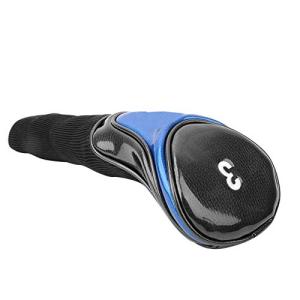 丈夫で耐久性のあるゴルフヘッドカバー 1.5インチ/1.3インチ/1.2インチゴルフヘッドカバー クラブドライバーヘッドカバーゴルファーアク