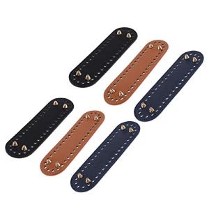 6個/個DIYかぎ針編みバッグボトムマットパッドバッグ