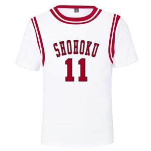 COSCO SLAM DUNK スラムダンク tシャツ 子供用と大人用 さくらぎはなみち るかわかえで みついひさし 夏服 スポーツ アニメ