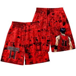 COSCO SLAM DUNK スラムダンク ズボン 大人用 ビーチショーツ 半ズボン さくらぎはなみち るかわかえで 夏服 スポーツ アニ