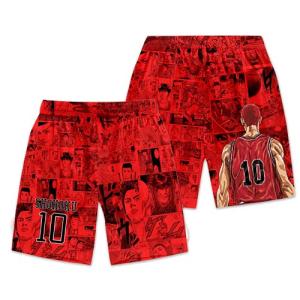 COSCO SLAM DUNK スラムダンク ズボン 大人用 ビーチショーツ 半ズボン さくらぎはなみち るかわかえで 夏服 スポーツ アニ