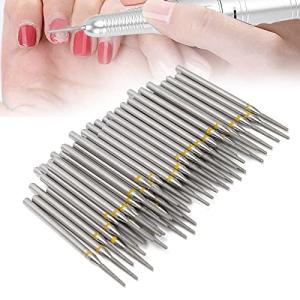 ネイル研削ビット ネイルポリッシュビット 2.35mm 直径のネイルドリルビット ハンドルネイルポリッシャーアクセサリー マニキュア除去用マ