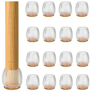 椅子脚カバー チュアーソックス Wlikn椅子あしキャップ シリコン クリアー 透明色