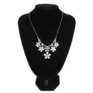 イヤリングネックレスセット ドレスデコレーションのための結婚式の花嫁介添人パーティーのためのペンダントネックレスイヤリング合金