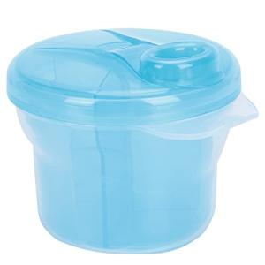 粉ミルクディスペンサー 2層式粉乳ディスペンサー保管容器 幼児用の取り外し可能なスナック容器子供が屋外で旅行する