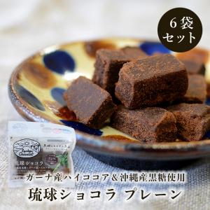 琉球ショコラ 50g×6袋 沖縄県産黒糖とガーナ産ハイカカオのチョコレート