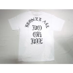 BRONZE AGE ブロンズエイジ DO OR DIE オールドイングリッシュロゴ Tシャツ 白