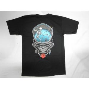 POWELL パウエル MIGHTY POOL SKULL マイティープールスカル Tシャツ 黒　｜jonnybeeameyoko