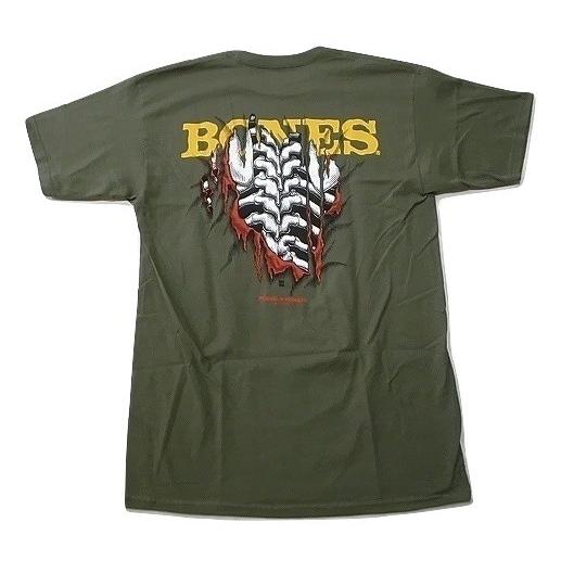 POWELL PERALTA パウエル BONES SHRED アバラ ボーンズ Tシャツ MILL...