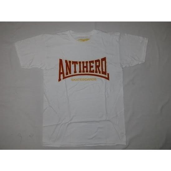 ANTIHERO アンタイヒーロー UKロゴ ロンズデールロゴ Tシャツ 白